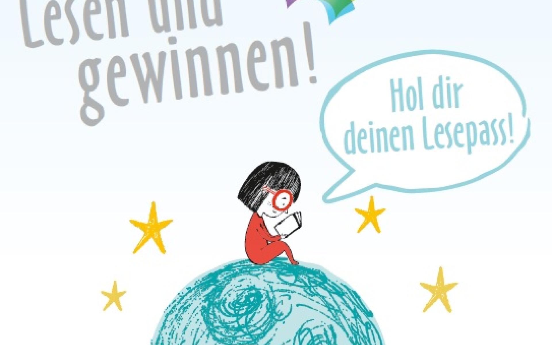 Plakat vom Land OÖ - Hol dir deinen Lesepass